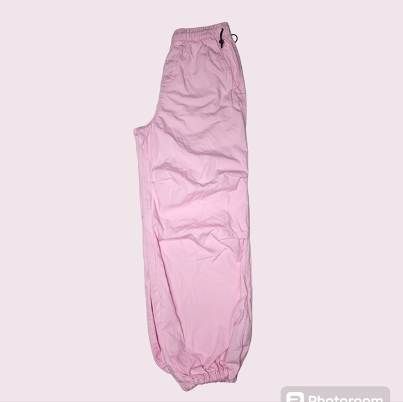 H&M Girls Pink Parachute Pants Size 16 - Picture 2 of 7